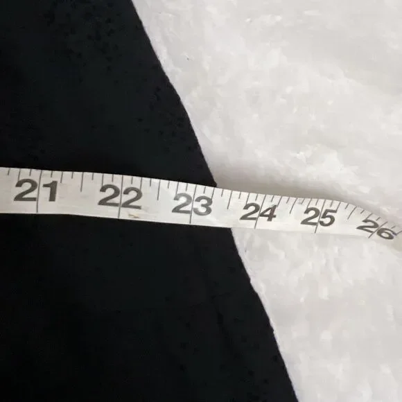 Zara Dress Womens Medium Black Dot Tiered Long Sleeve Tie Front Neck - Picture 10 of 12